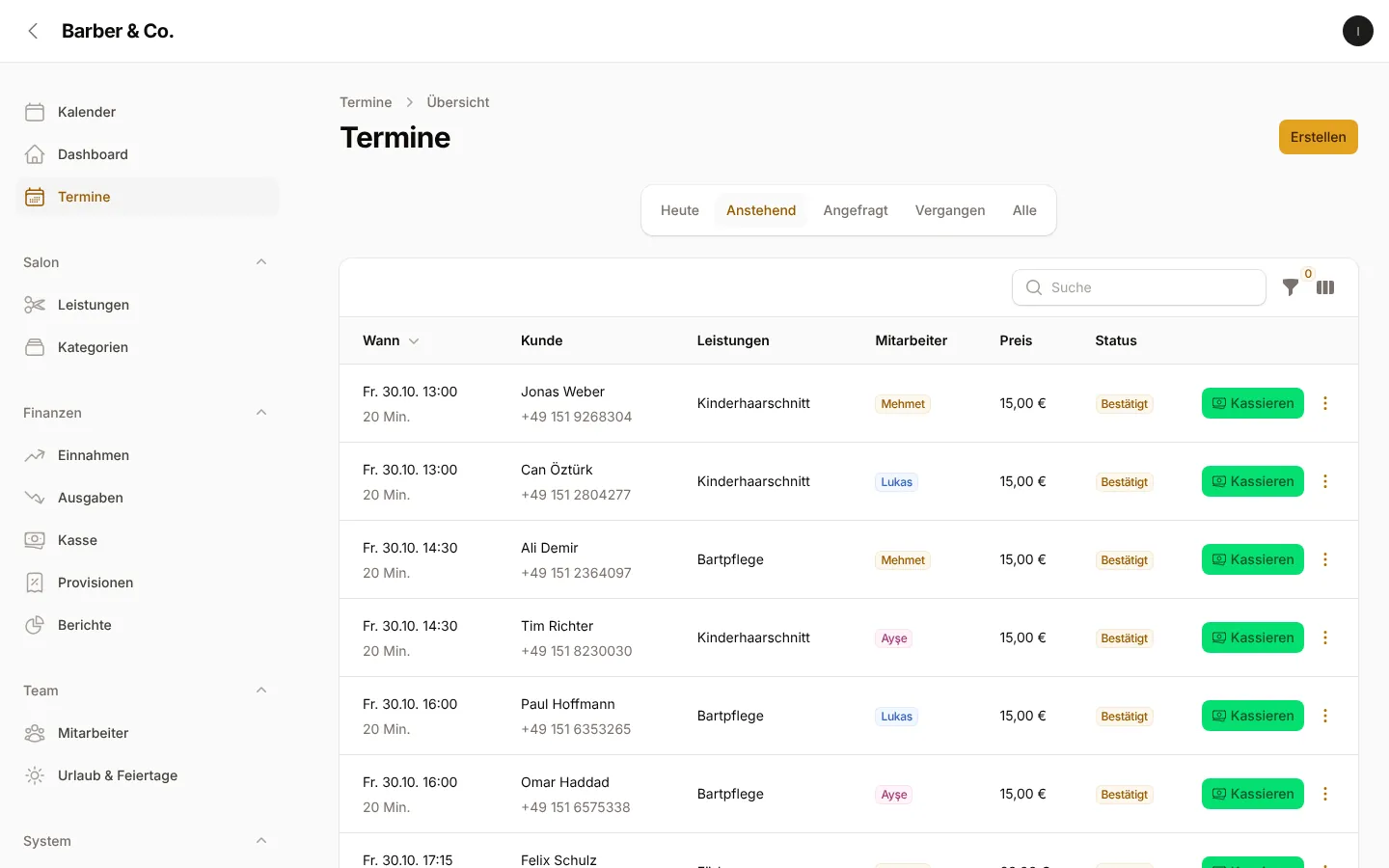 Terminliste