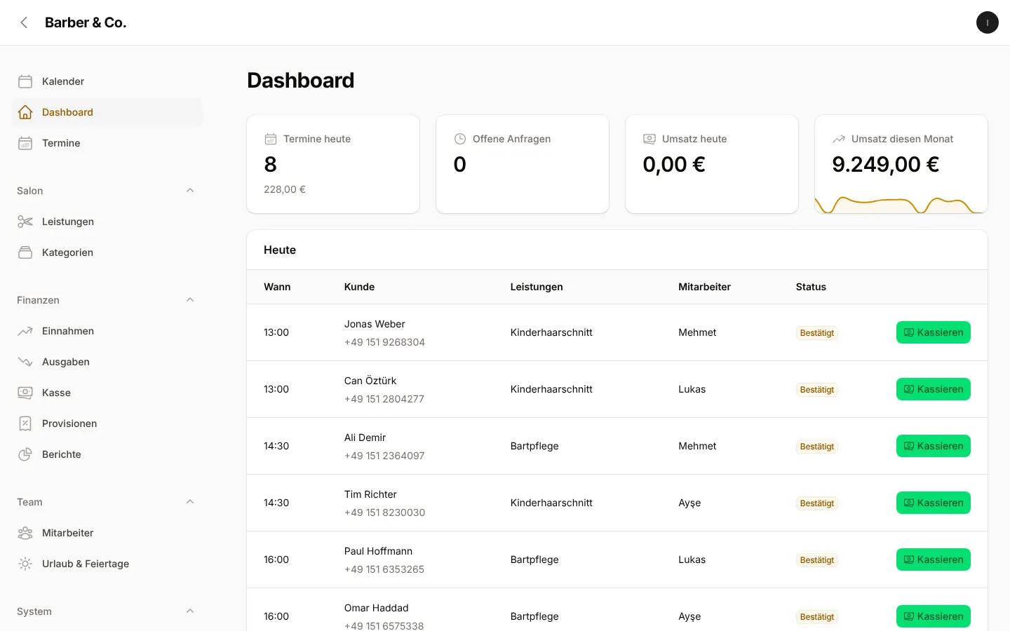 Dashboard