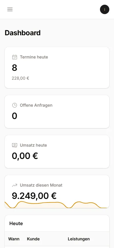 Admin auf dem Handy